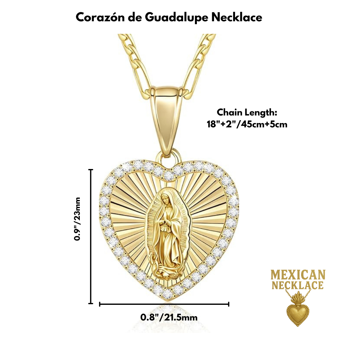 Corazón de Guadalupe Necklace❤️
